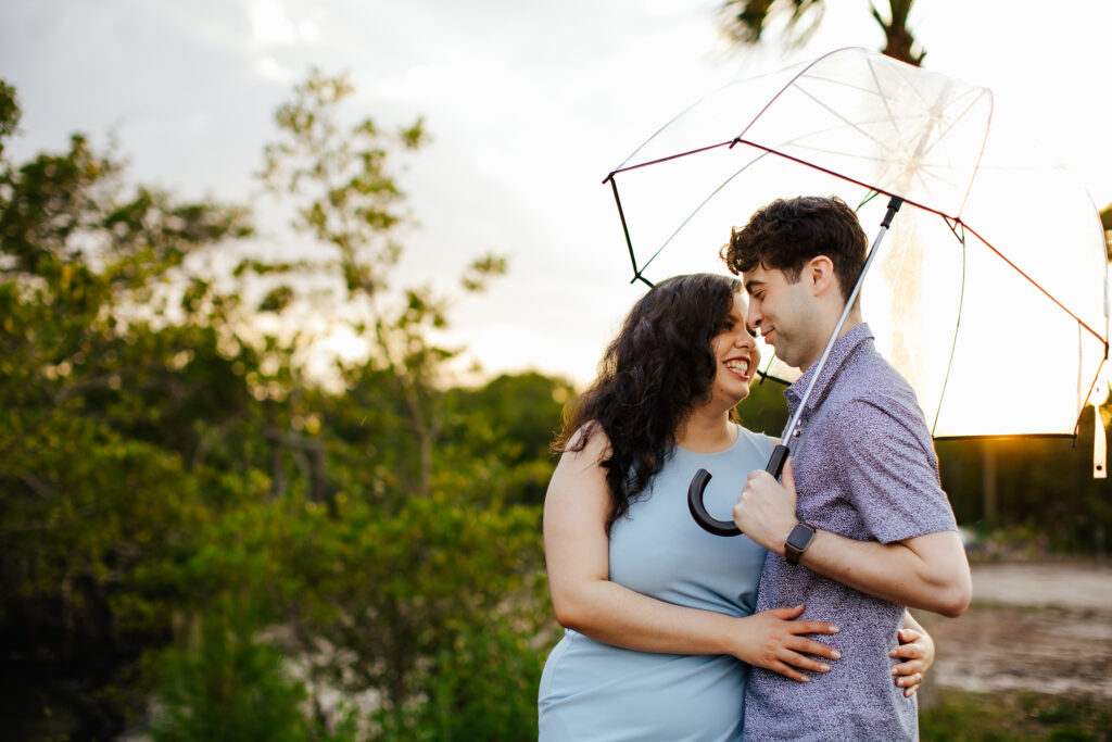 Stormy Weather Engagement Session in Vero Beach