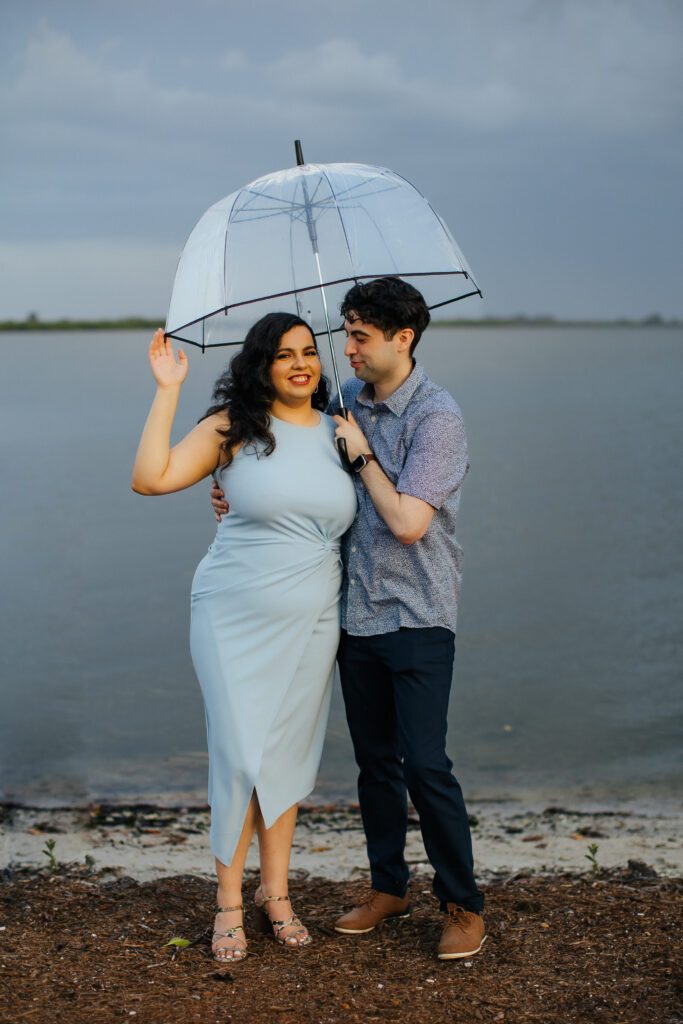 Stormy Weather Engagement Session in Vero Beach