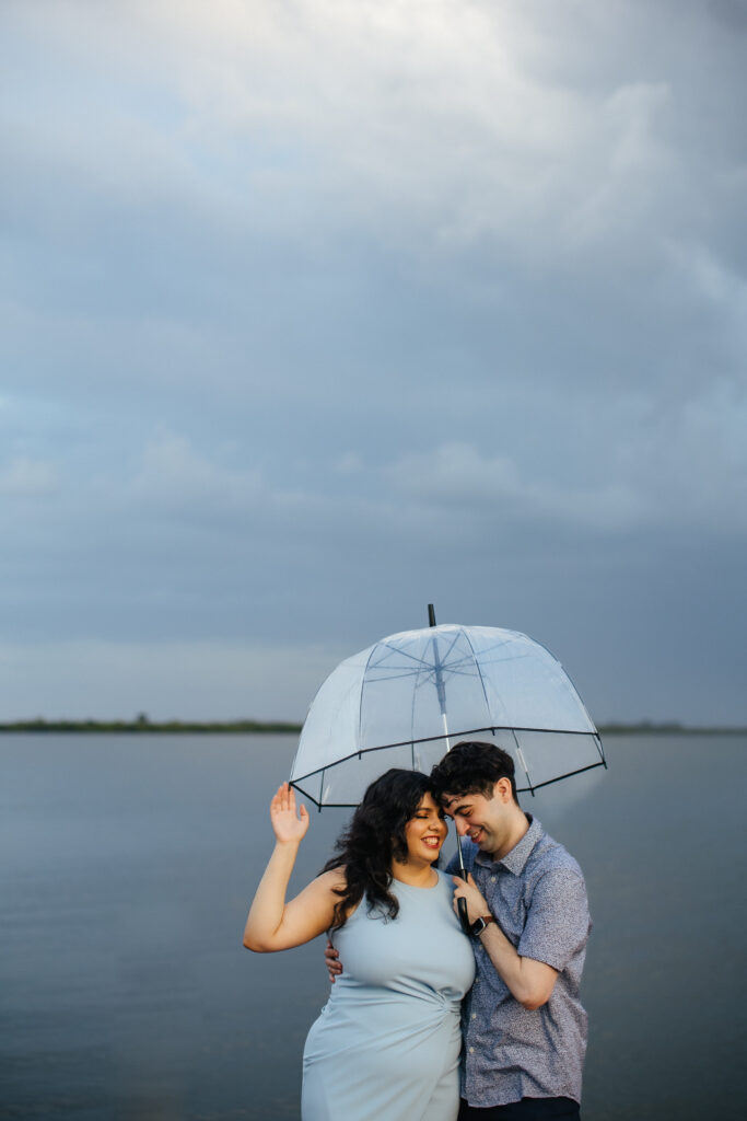 Stormy Weather Engagement Session in Vero Beach