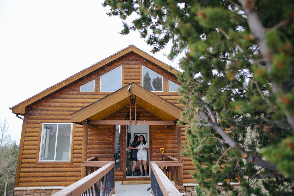 Snowy Colorado Mountain Elopement