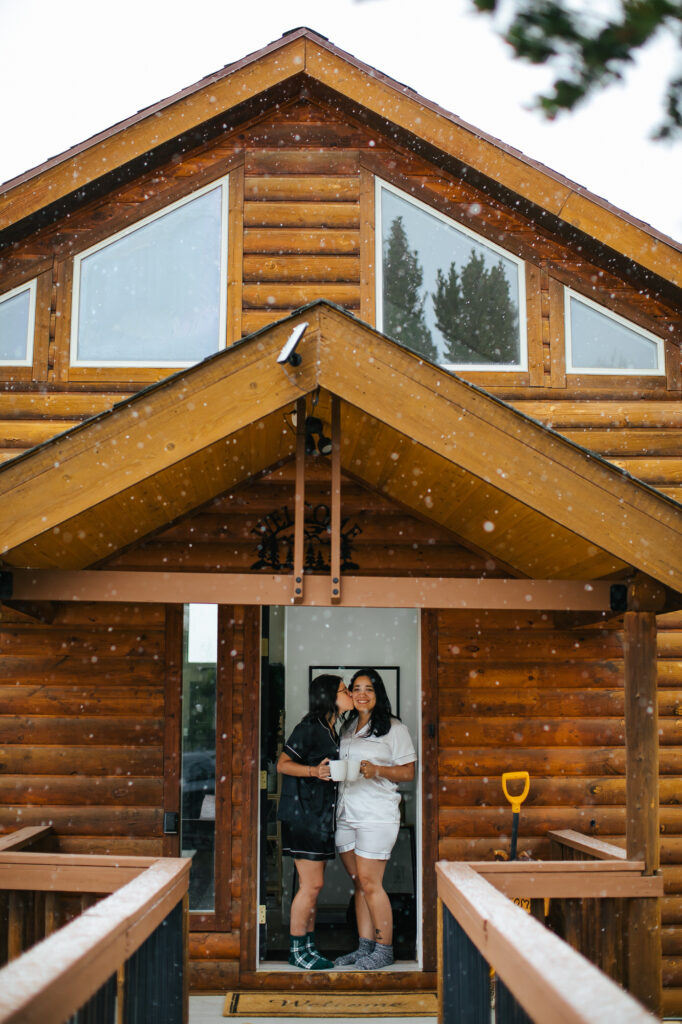 Snowy Colorado Mountain Elopement