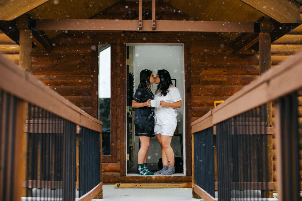 Snowy Colorado Mountain Elopement