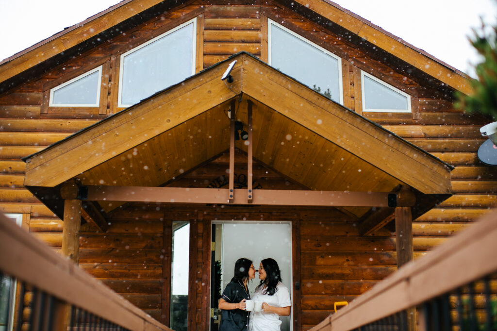 Snowy Colorado Mountain Elopement