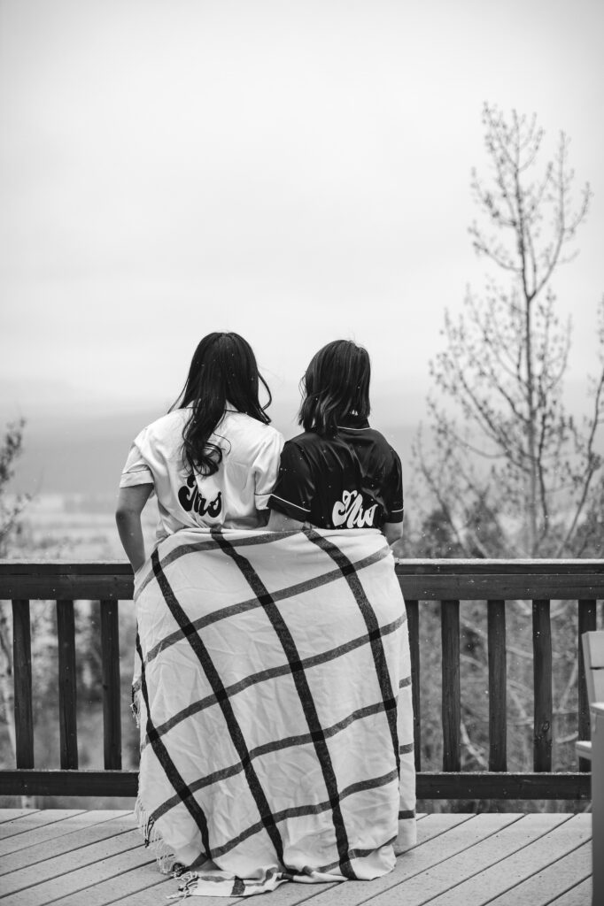 Snowy Colorado Mountain Elopement