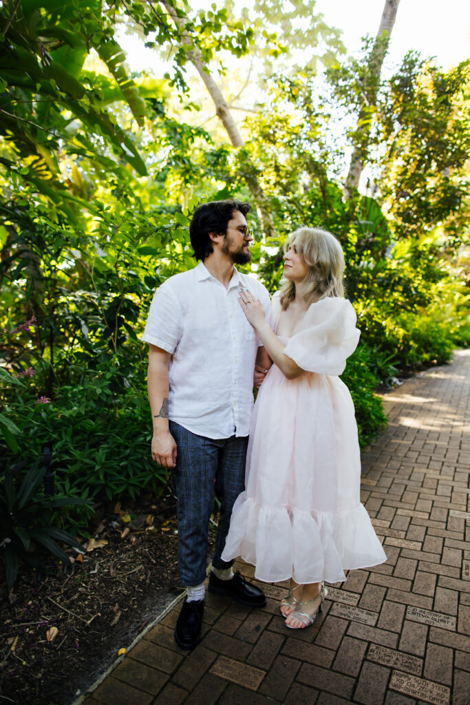 Fairchild Botanical Gardens Engagement Session