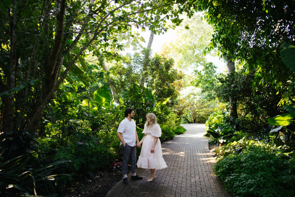 Fairchild Botanical Gardens Engagement Session