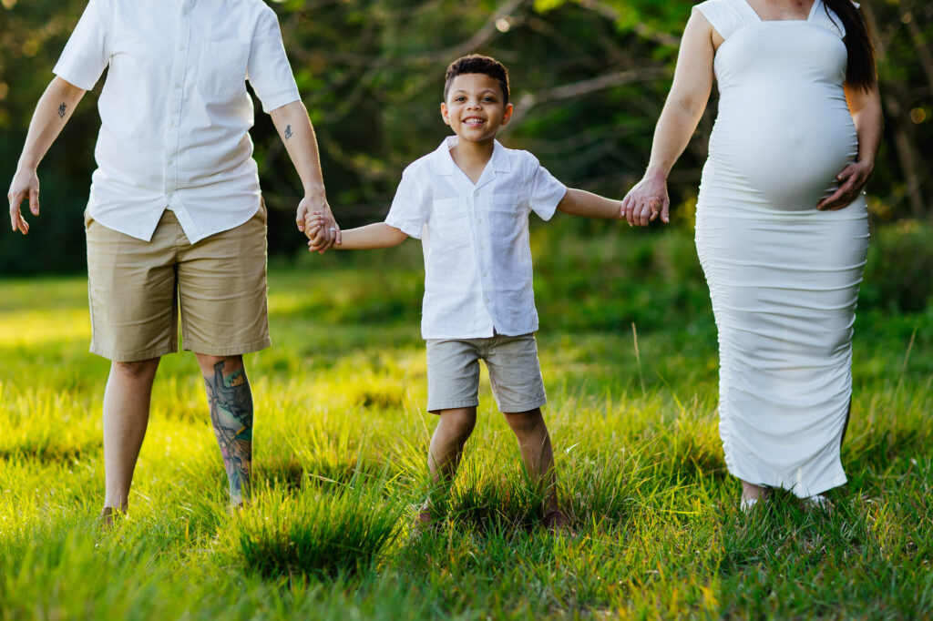 Pregnant Moms posing for Maternity Photos in Florida nature