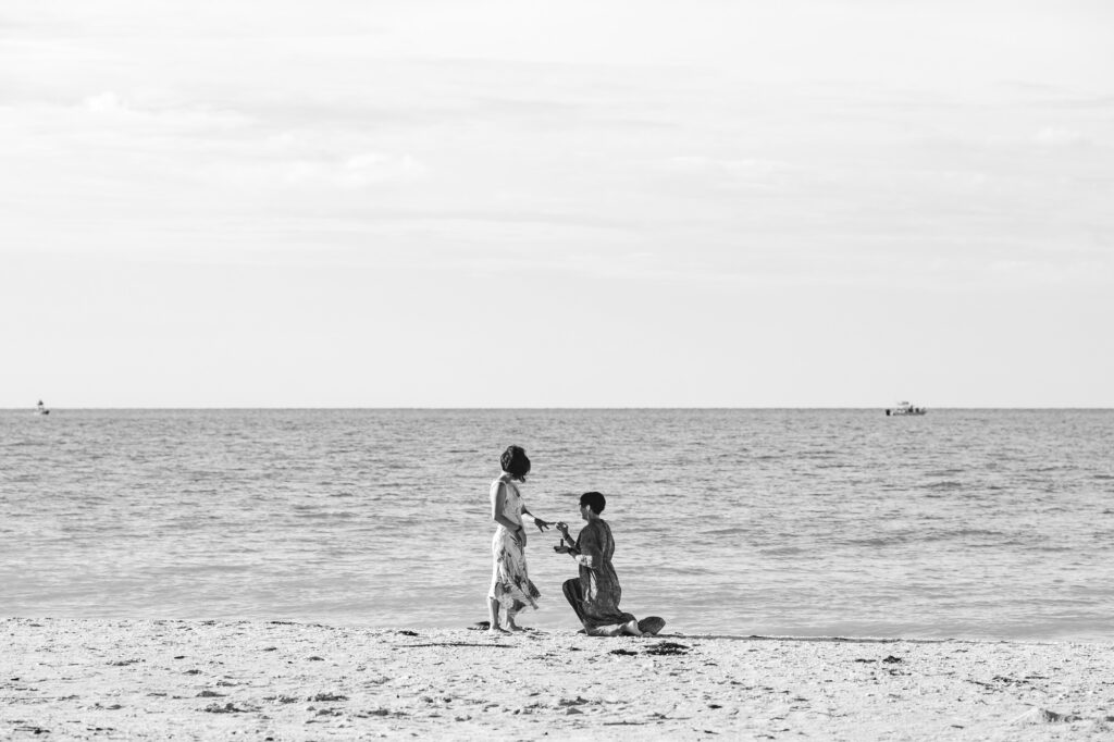 Lesbian Sunrise Beach Proposal Sanibel