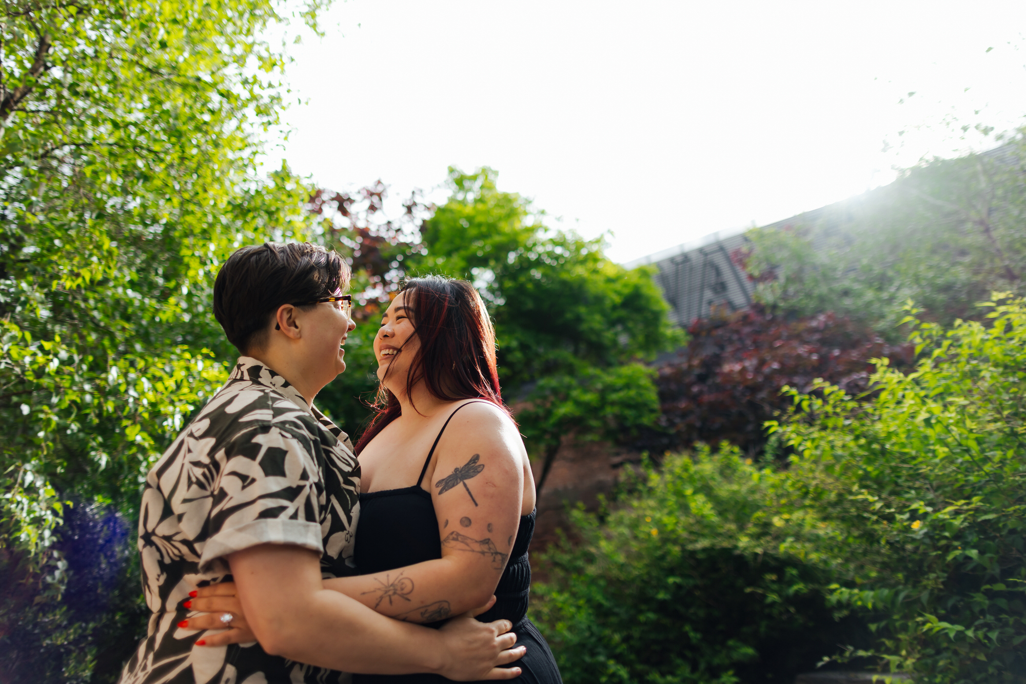 Dumbo Brooklyn Couples Session Proposal Tiny House Photo