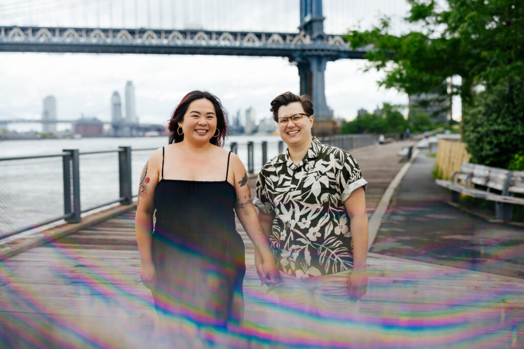 Queer Couple Engagement Portraits New York
