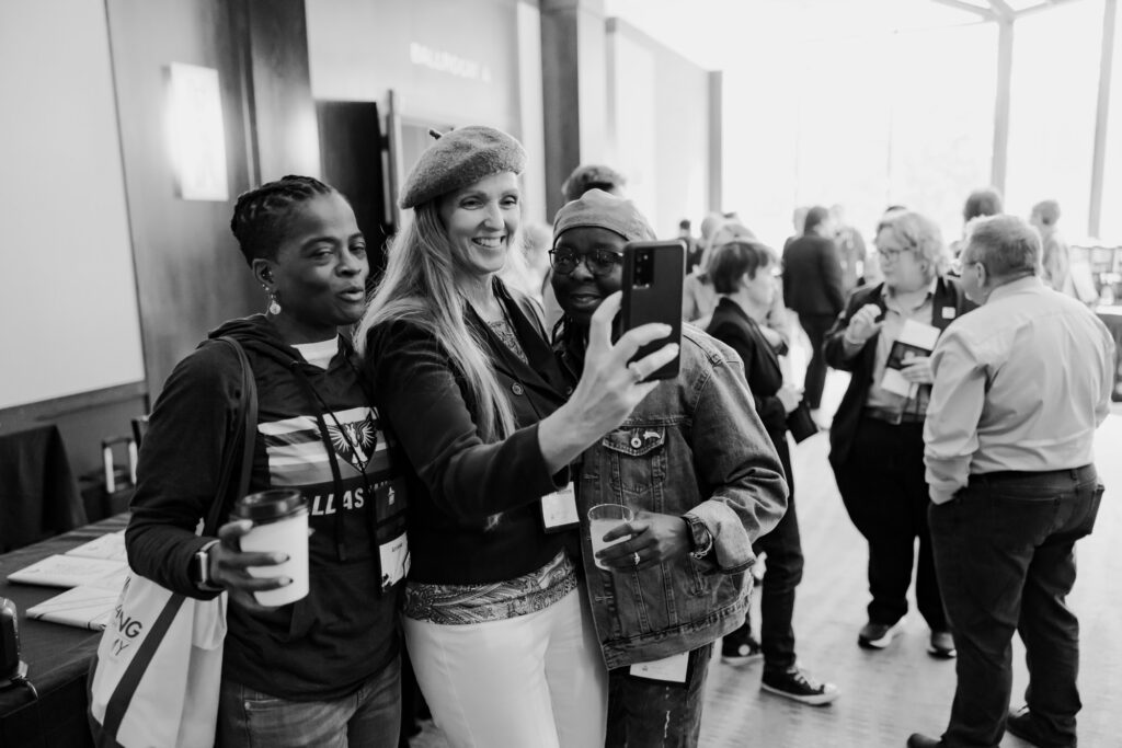 Candid moment captured by Tiny House Photo during a panel at the GCLS annual event in Albany, NY