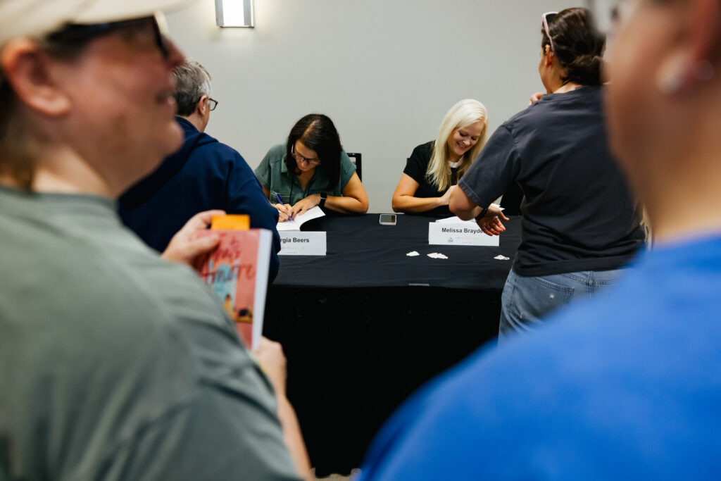 Candid moment captured by Tiny House Photo during a panel at the GCLS annual event in Albany, NY