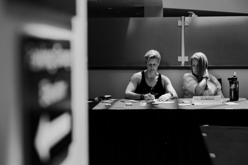 Candid moment captured by Tiny House Photo during a panel at the GCLS annual event in Albany, NY
