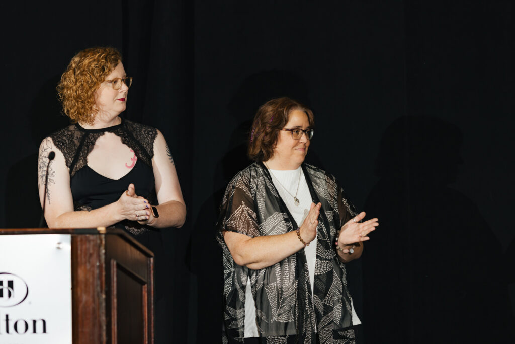 Candid moment captured by Tiny House Photo during a panel at the GCLS annual event in Albany, NY
