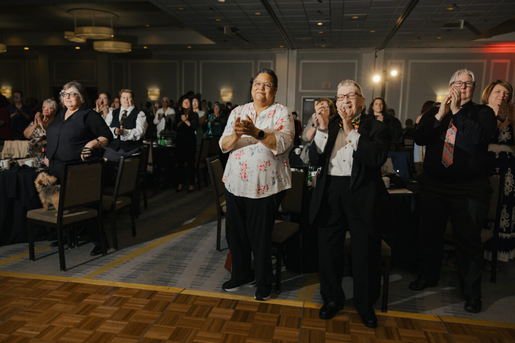 Candid moment captured by Tiny House Photo during a panel at the GCLS annual event in Albany, NY