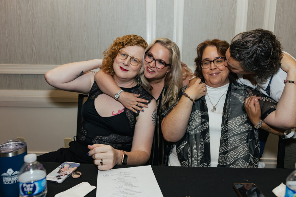 Candid moment captured by Tiny House Photo during a panel at the GCLS annual event in Albany, NY