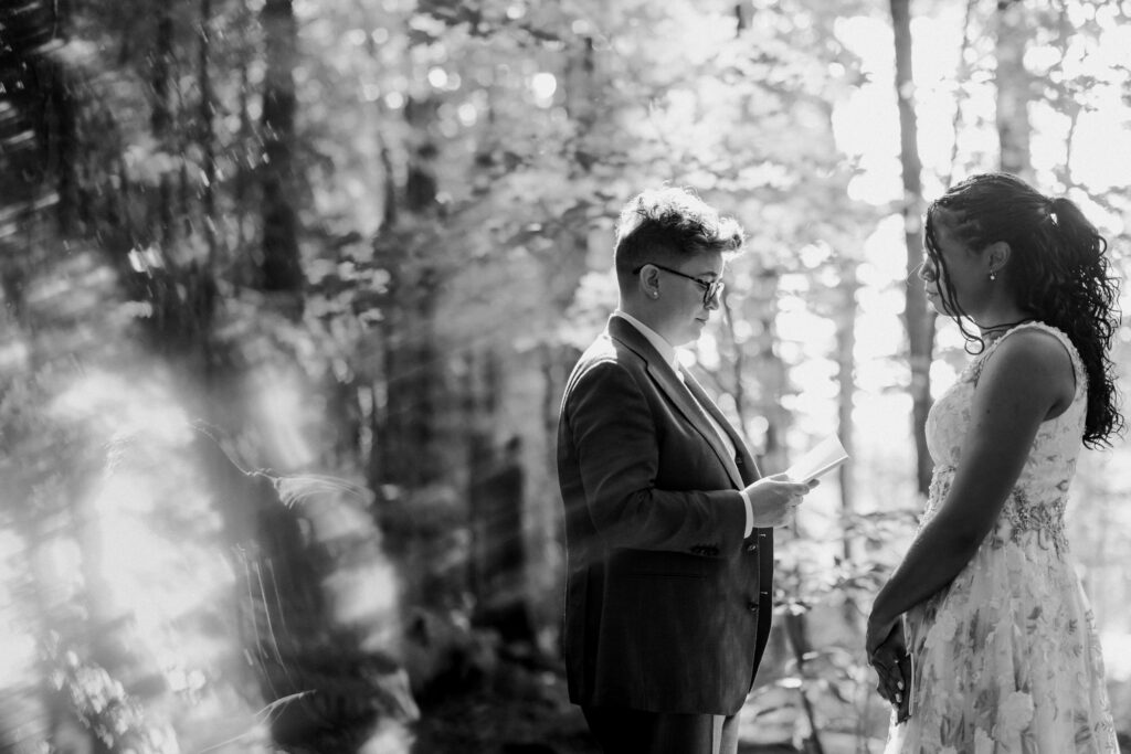 Queer Intimate Elopement in Berkshires