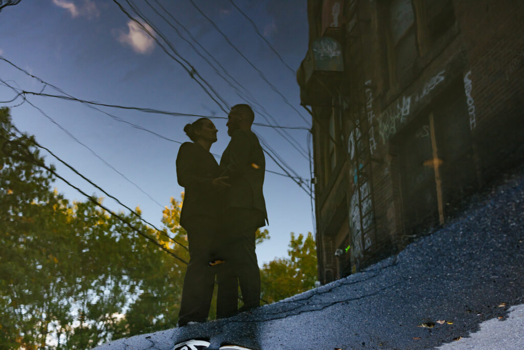 LGBTQ+ Destination Elopement in the fall in Vermont