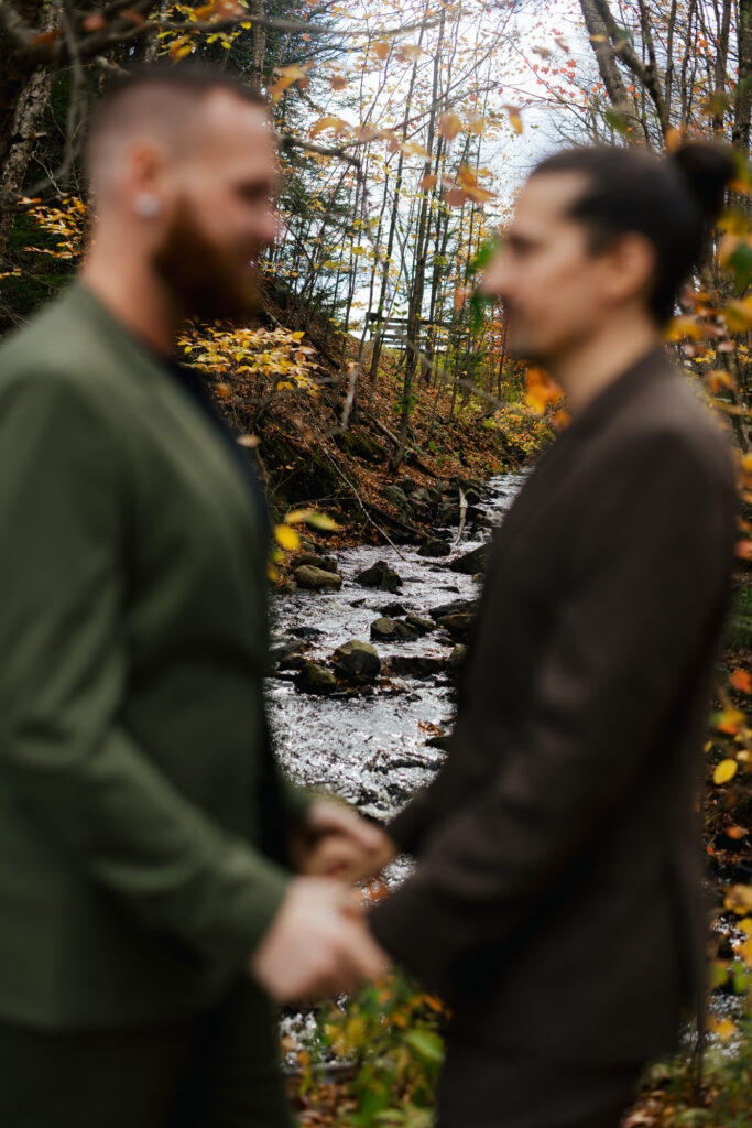 Fall Destination Elopement Brattleboro Vermont LGBTQ+