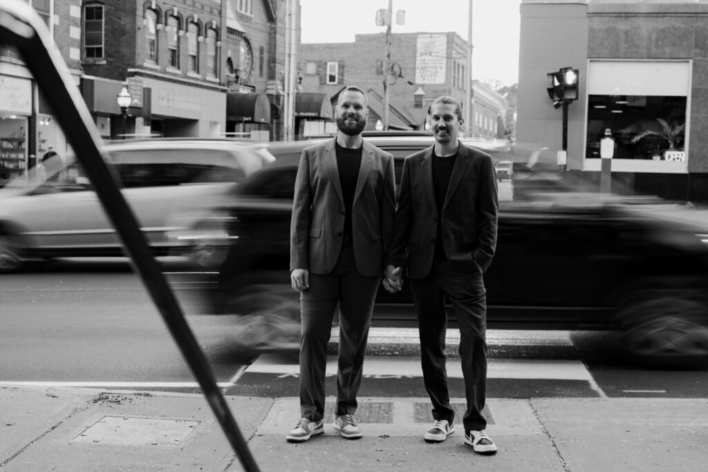 LGBTQ+ Destination Elopement in the fall in Vermont