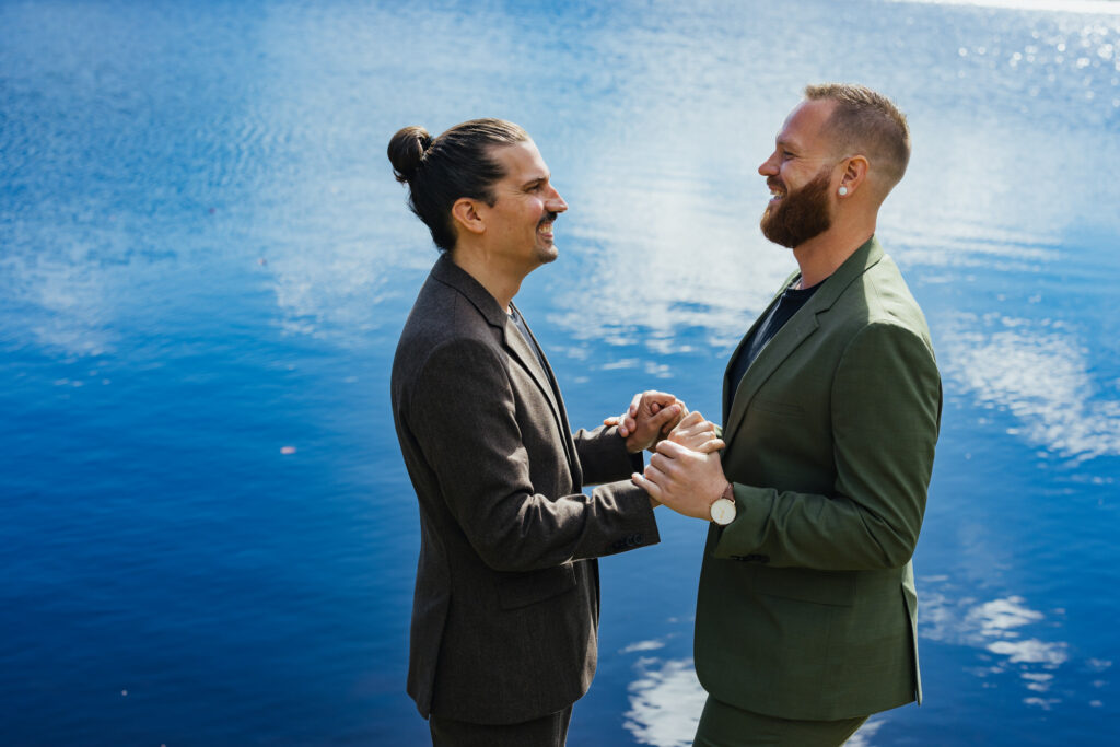 Fall Destination Elopement Brattleboro Vermont LGBTQ+