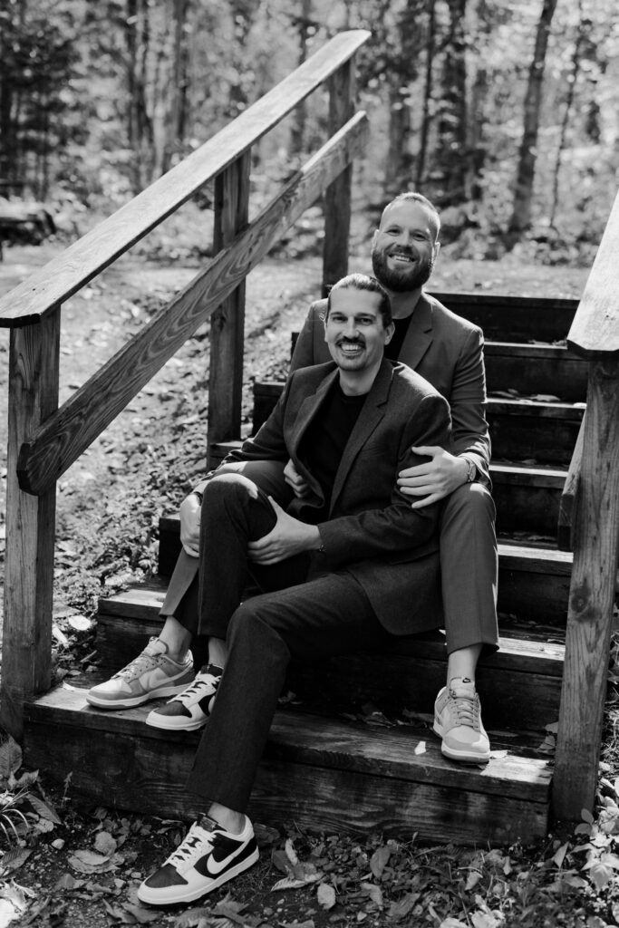 Fall Destination Elopement Brattleboro Vermont LGBTQ+