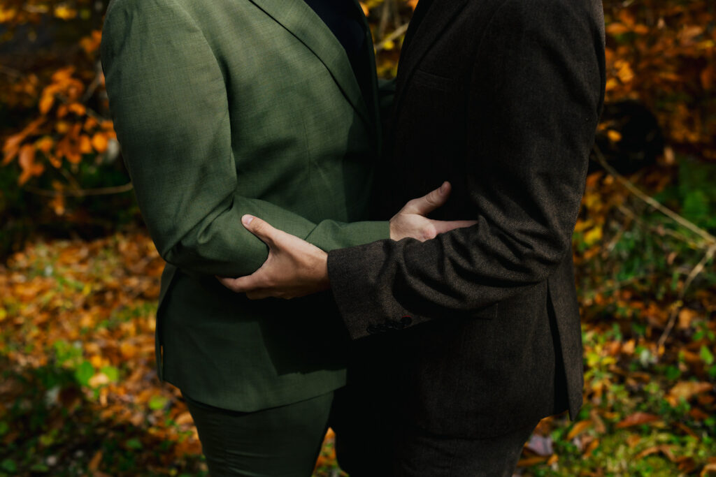 Fall Destination Elopement Brattleboro Vermont LGBTQ+