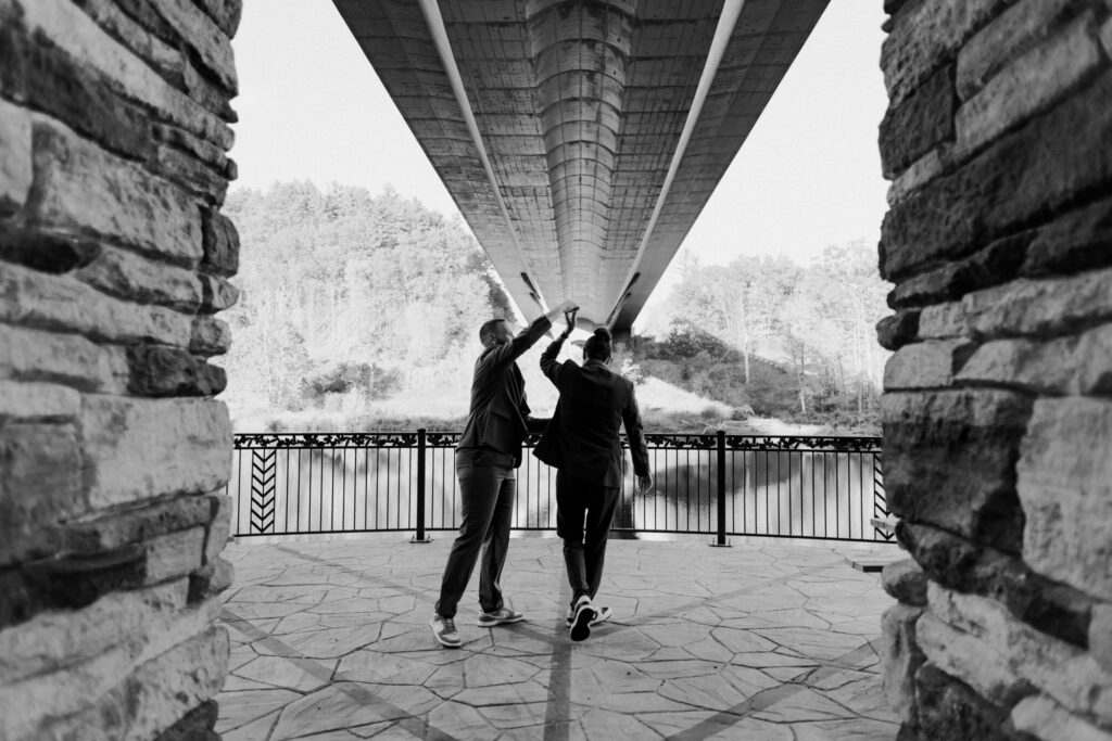LGBTQ+ Destination Elopement in the fall in Vermont