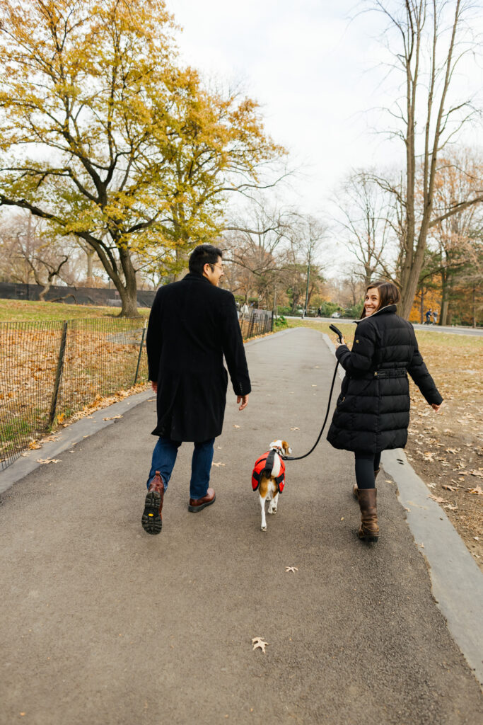 Candid Engagement Photos Central Park