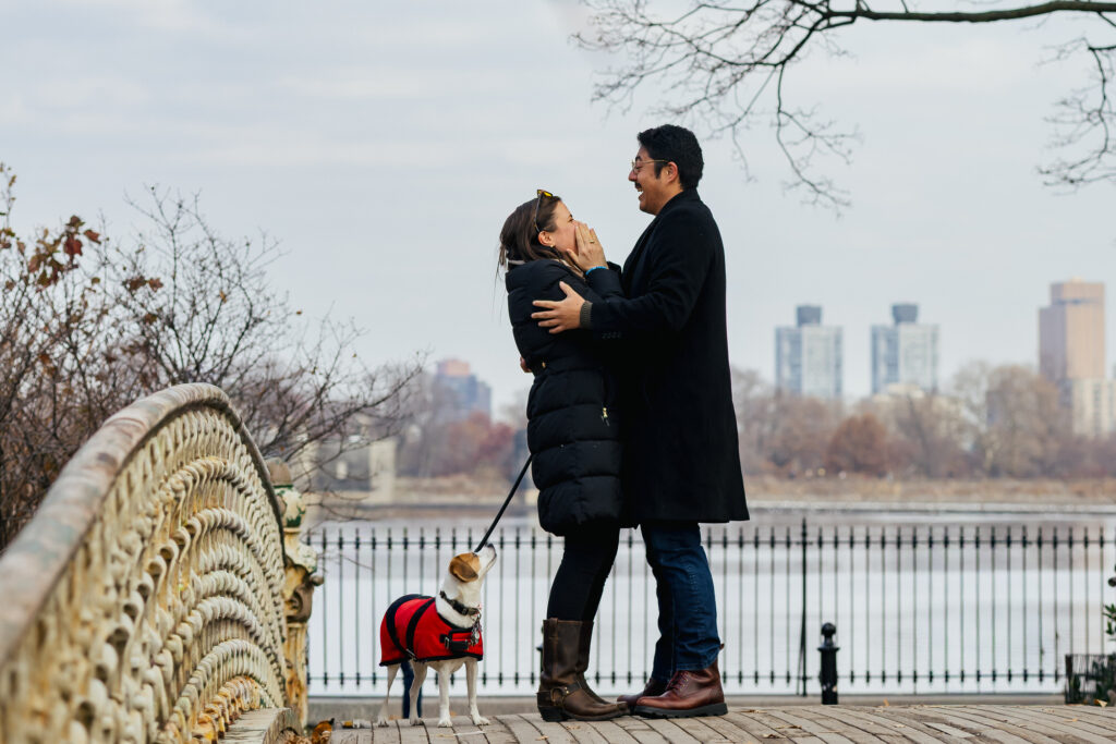 Surprise Proposal in Central Park