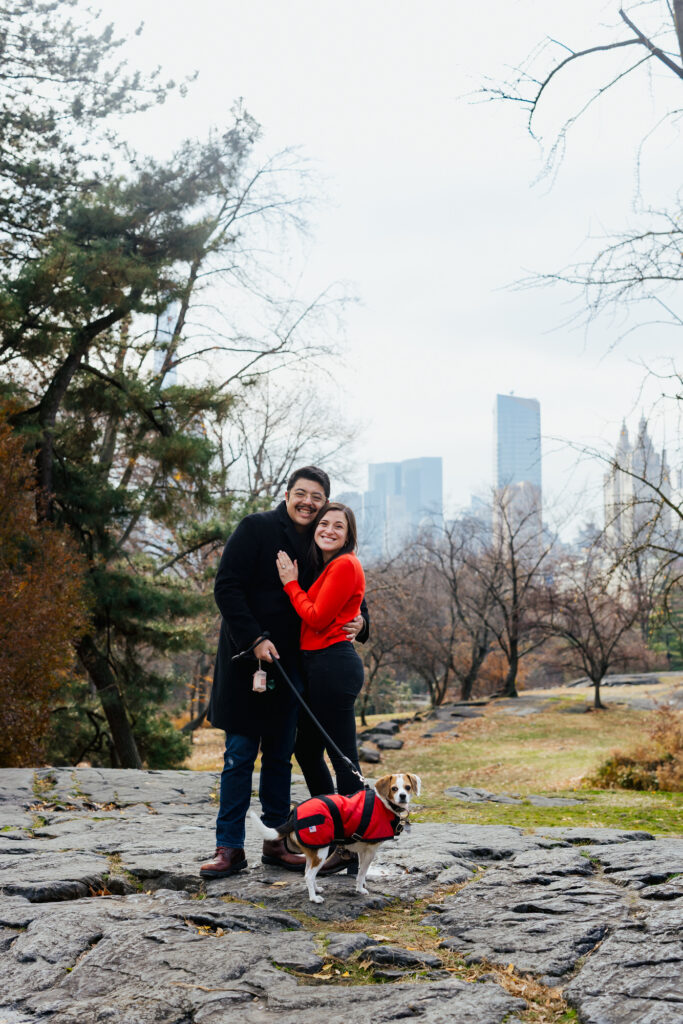 Central Park Engagement Photos