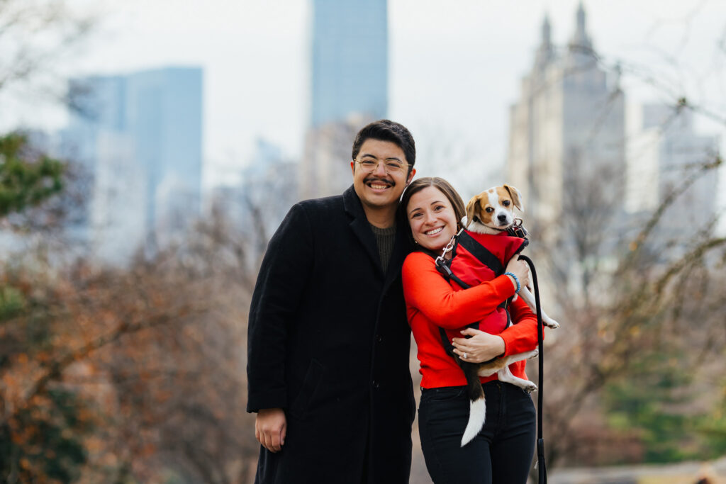 Cute Couples Portraits Central Park