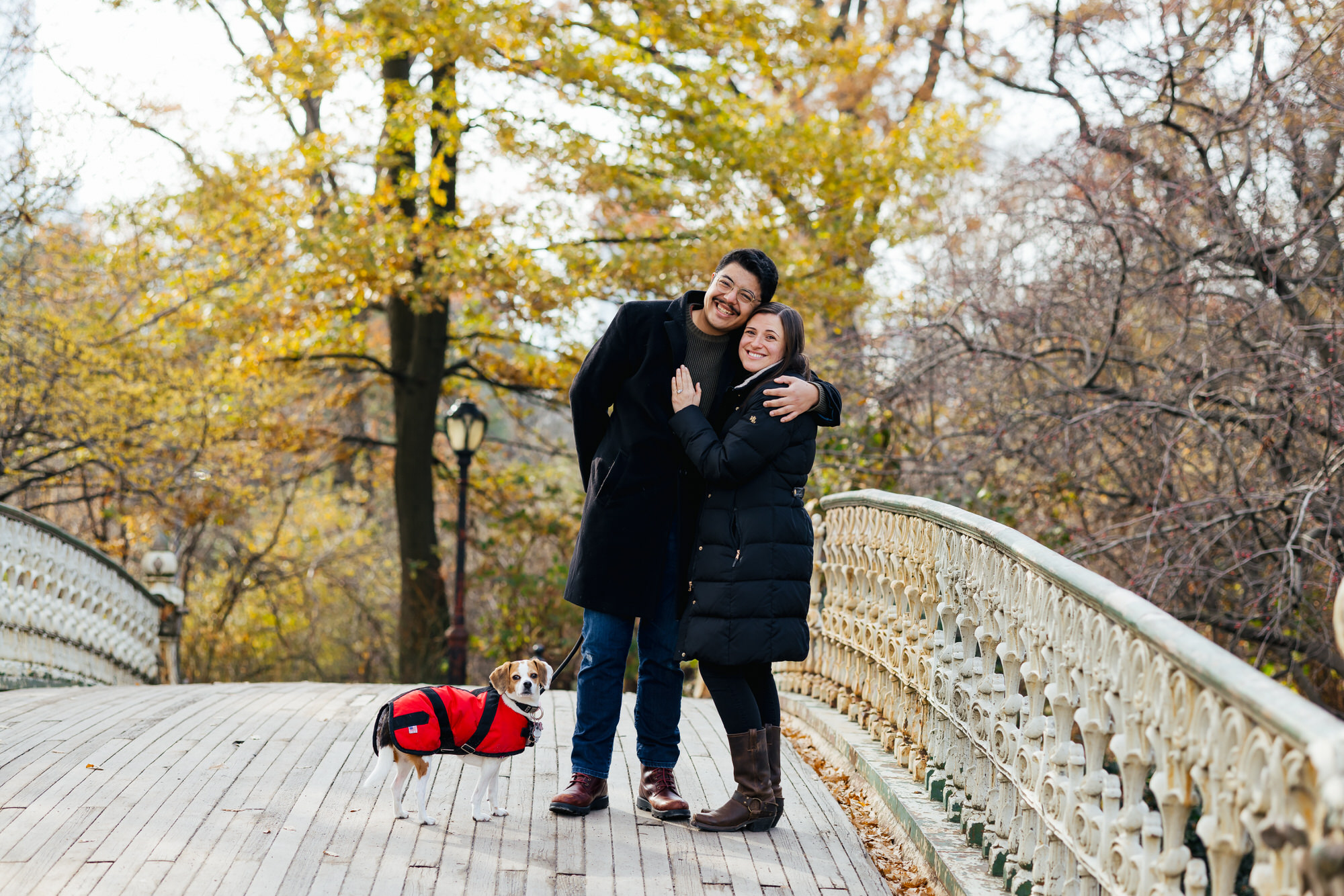 Central Park Engagement Photos