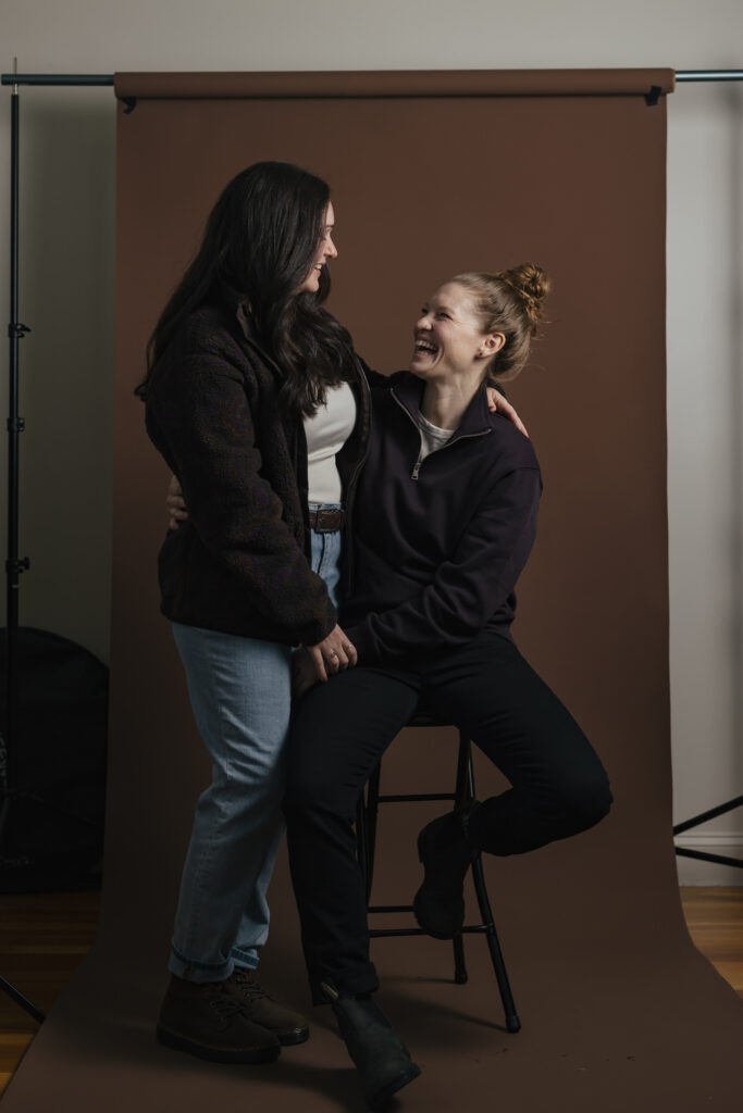 Albany NY Couples Session in Studio