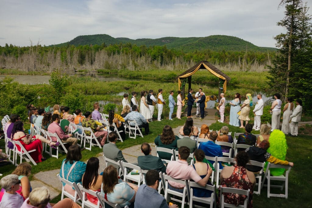Wedding Ceremony in Adirondacks Upstate New York